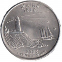 2003 - Quarter dollar United States Maine (P) Filadelfia